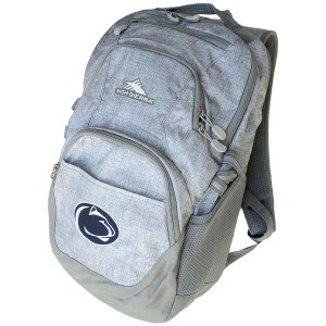 silver backpack with Athletic Logo image